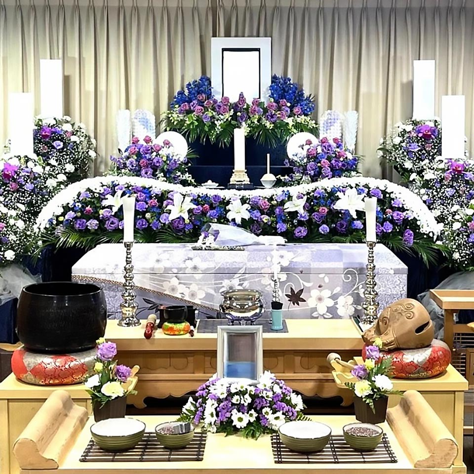 南多摩斎場での一般葬プランイメージ