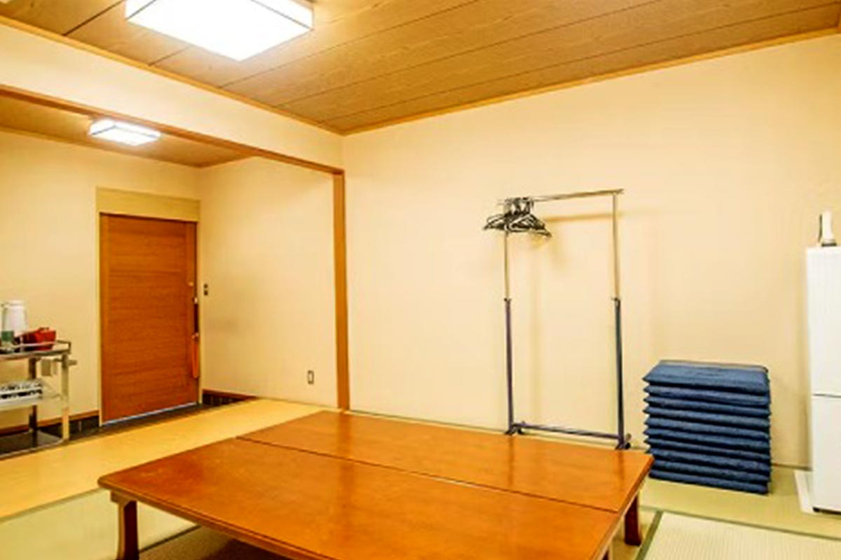 南多摩斎場の遺族控室